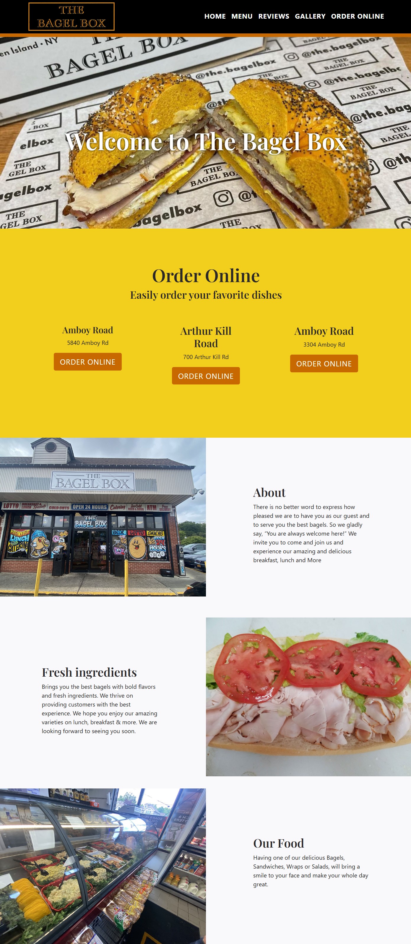 seafood-restaurants-site-screenshot