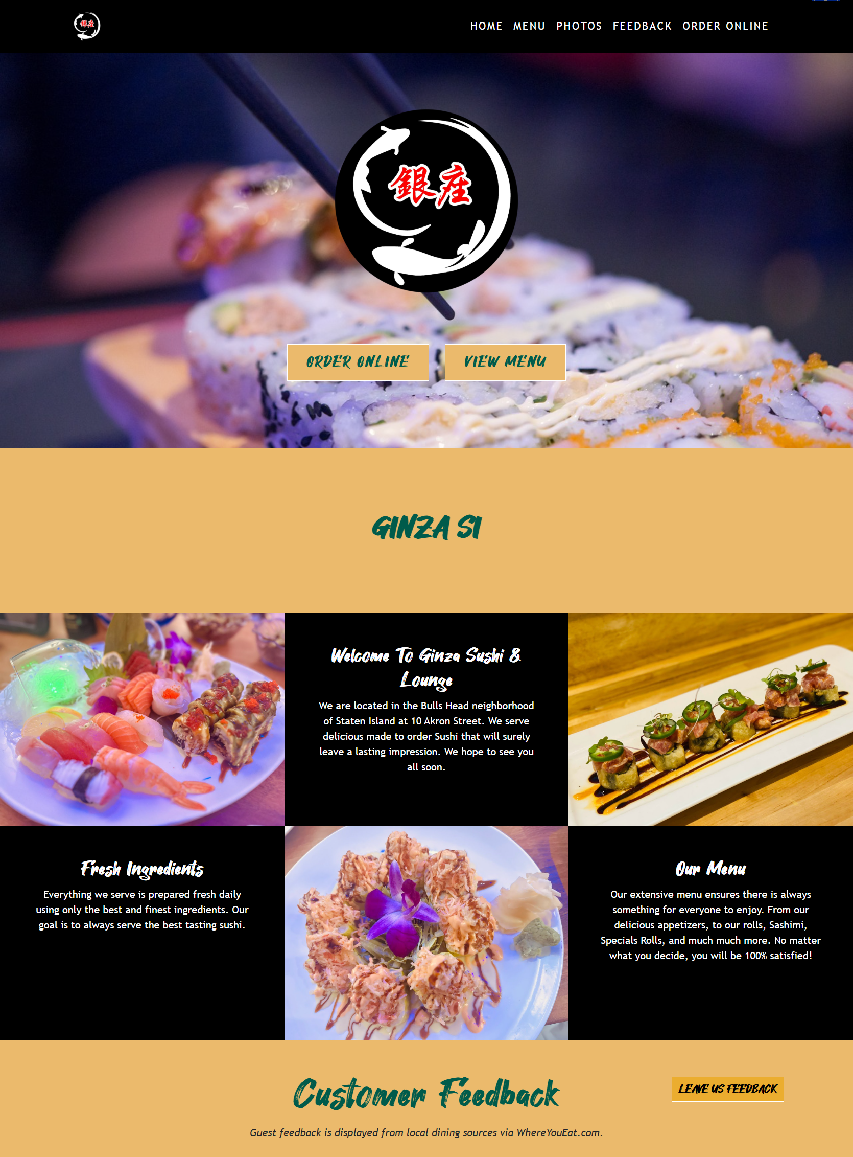 seafood-restaurants-site-screenshot