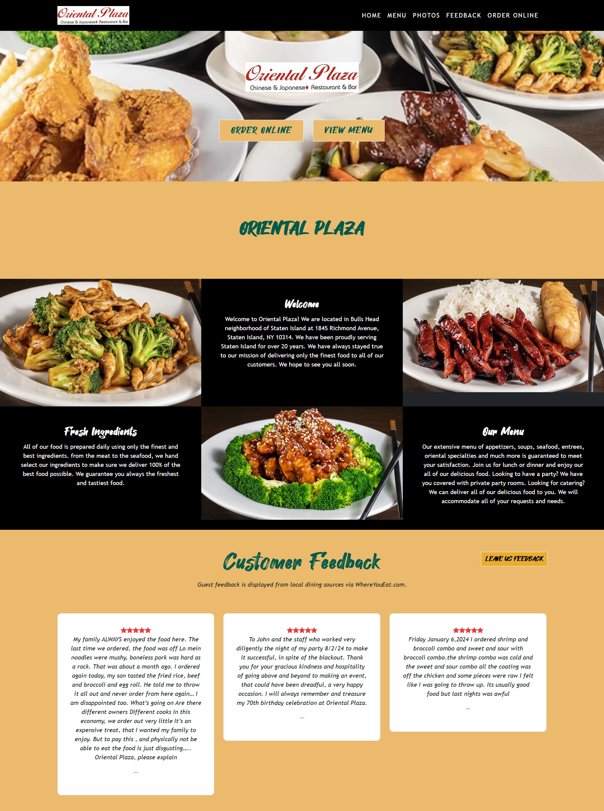 seafood-restaurants-site-screenshot