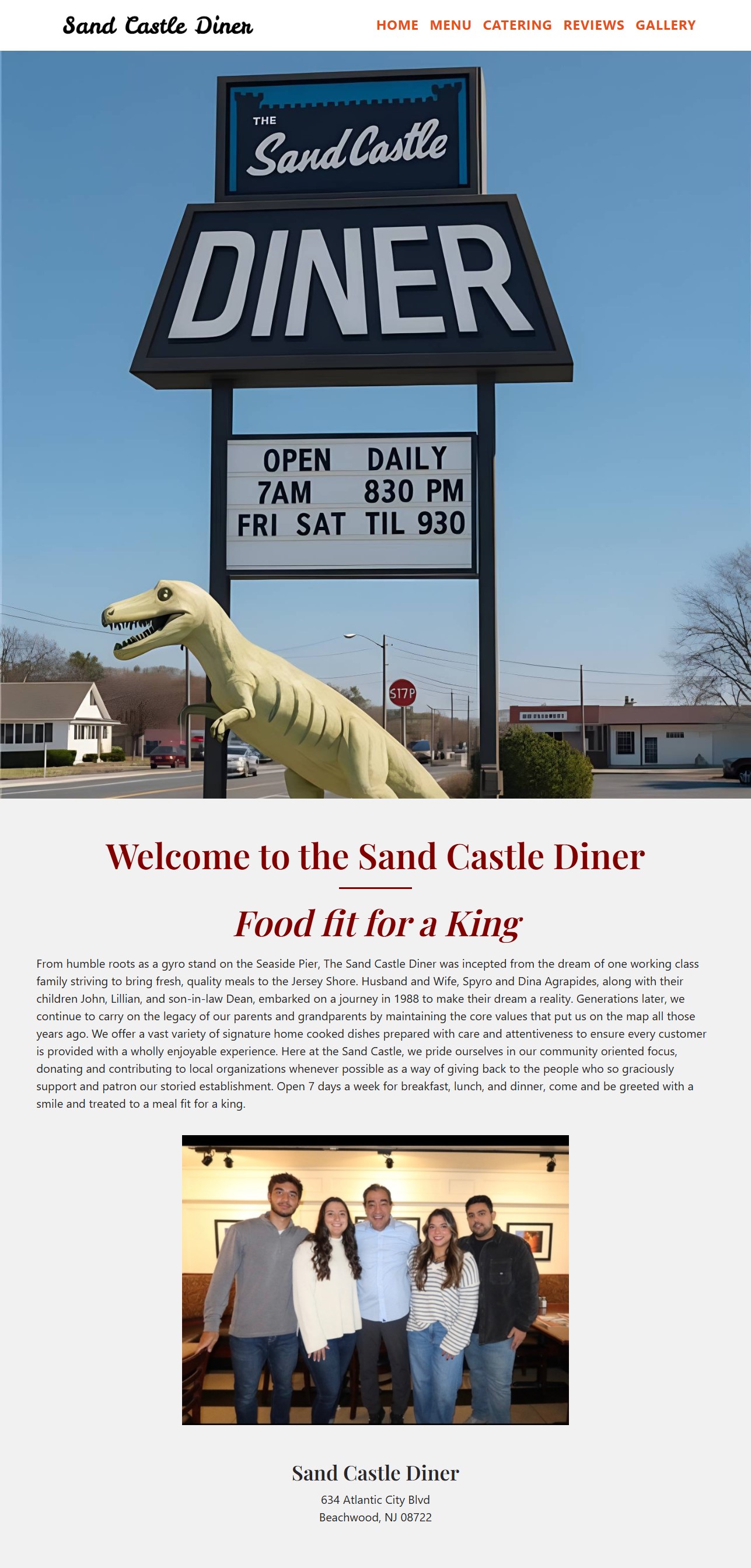 seafood-restaurants-site-screenshot