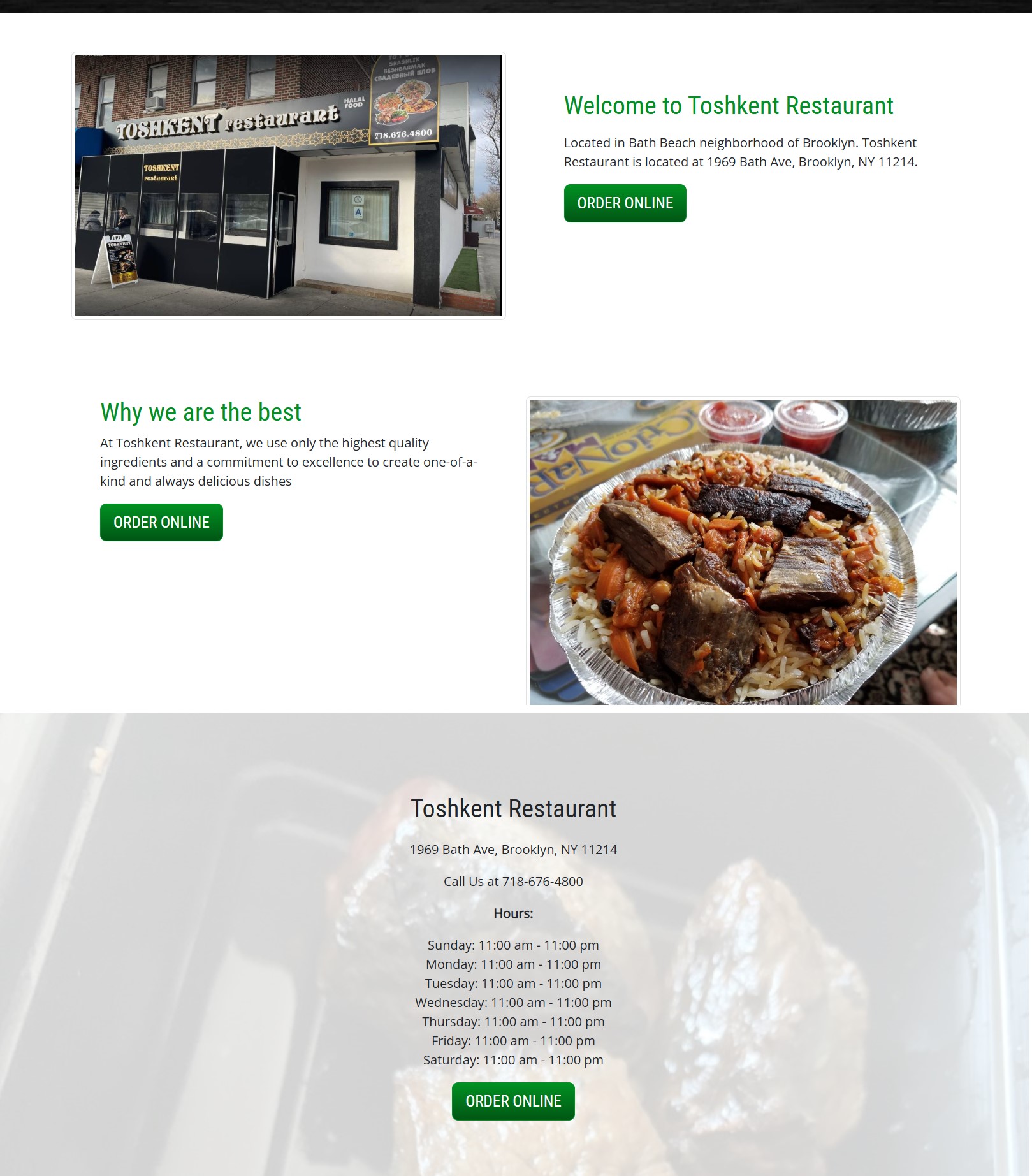 seafood-restaurants-site-screenshot