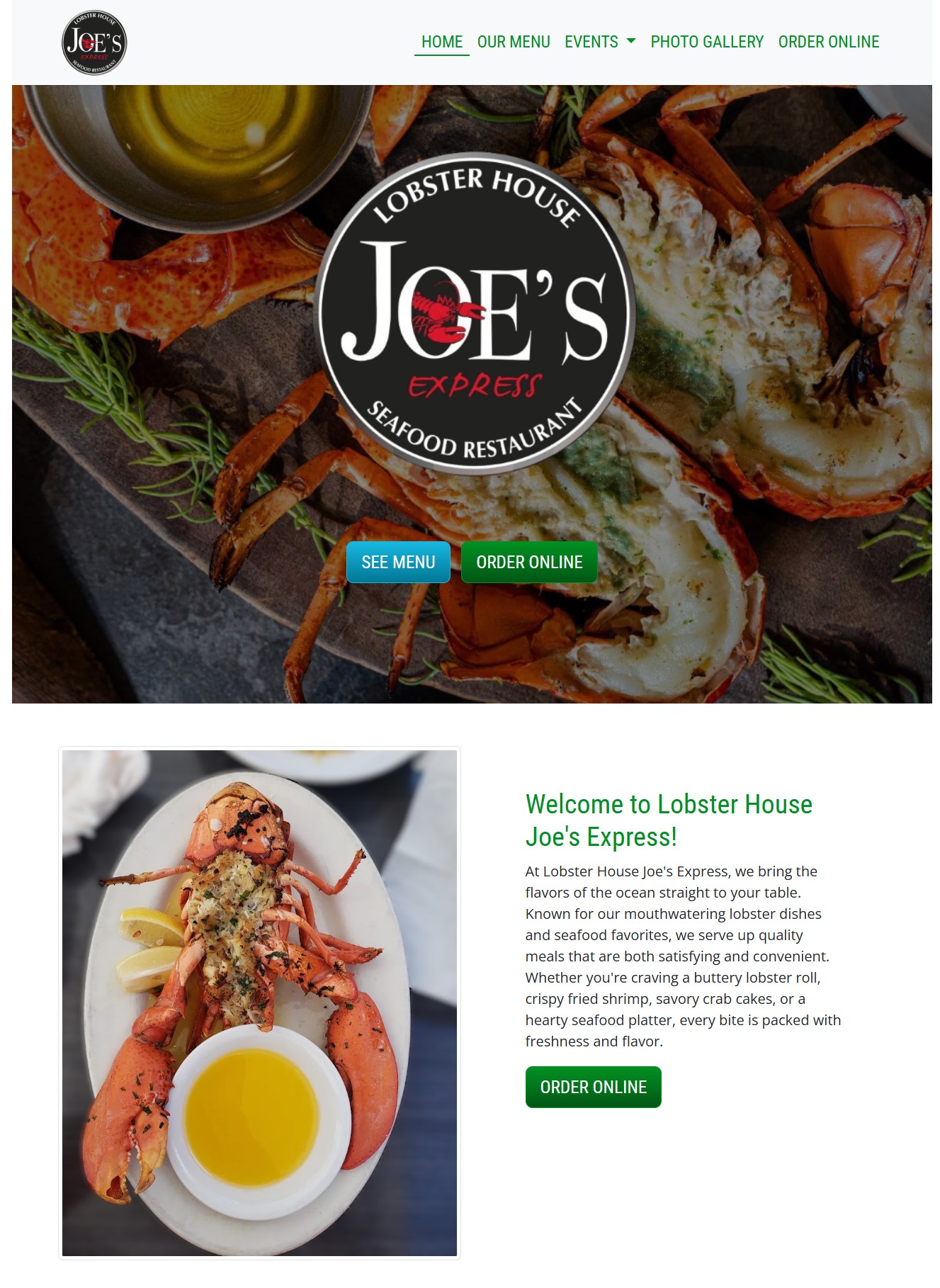 seafood-restaurants-site-screenshot